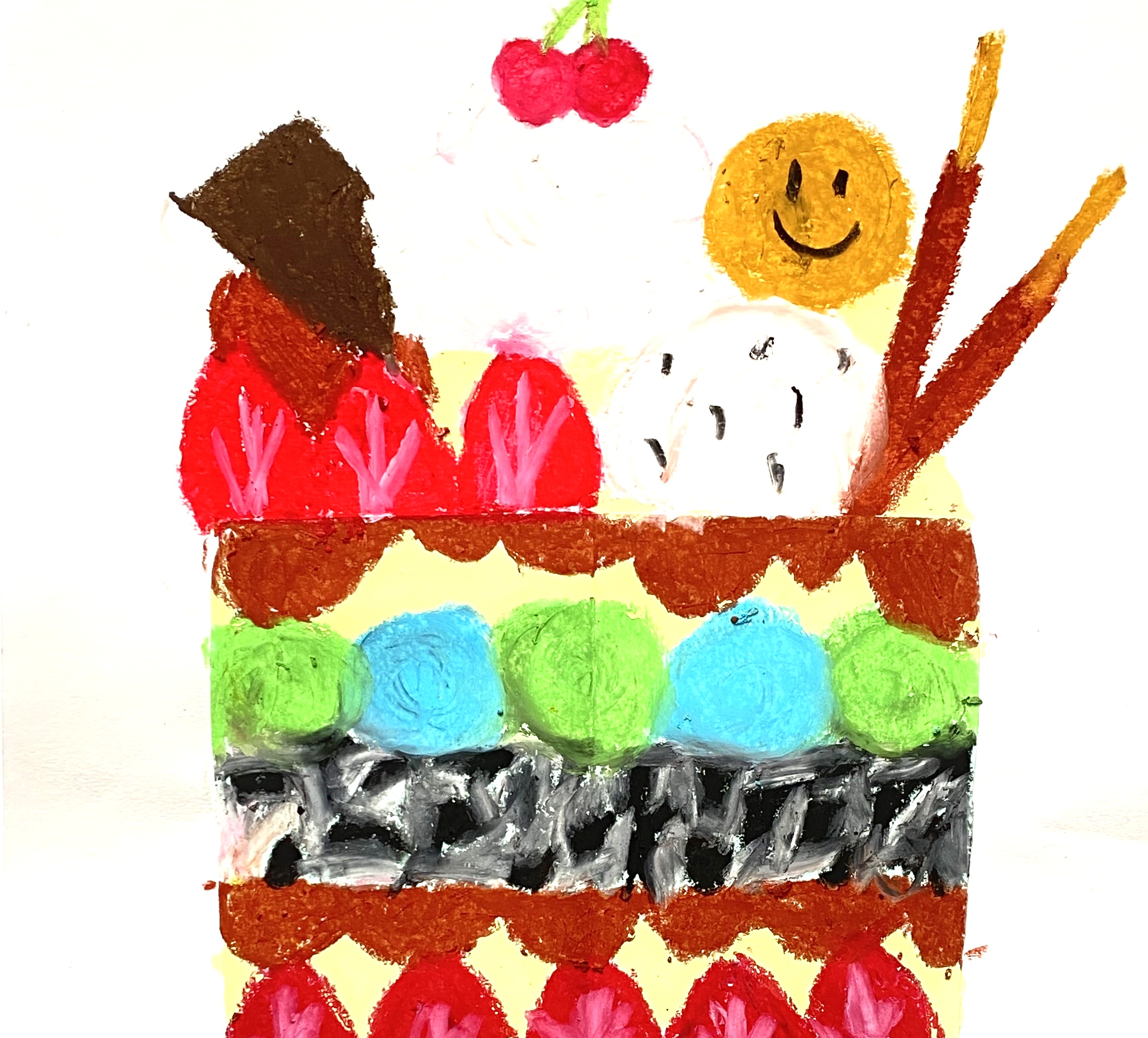 カラフルな描画